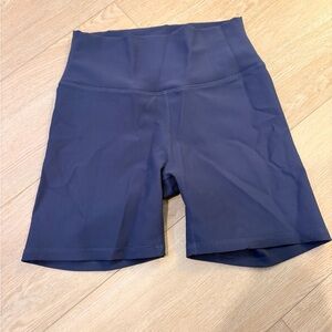 Women's wilo the label Blue High-Waisted workout Shorts